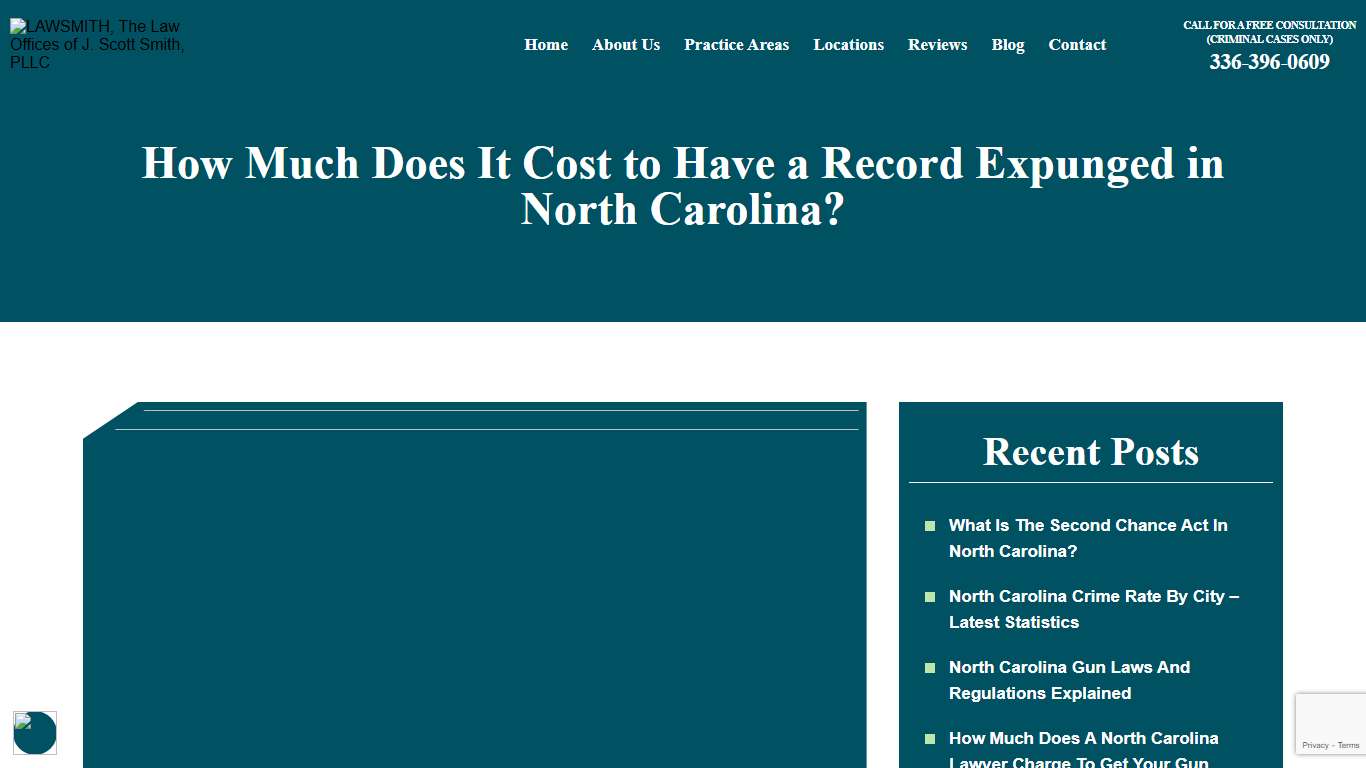 How Much Does It Cost to Have a Record Expunged in North Carolina? (2026)